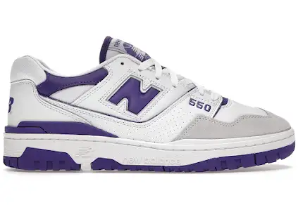 Screen  New Balance 550 White Purple online at acbuySheets with global shipping