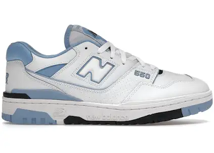 Screen  New Balance 550 UNC White University Blue online at acbuySheets with global shipping