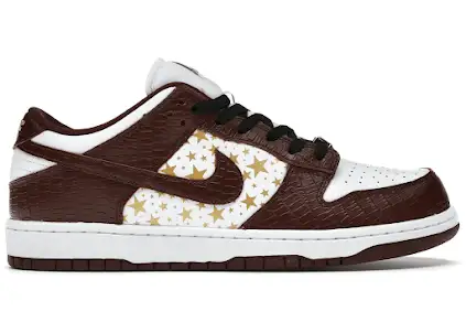 Screen  Nike SB Dunk Low Supreme Stars Barkroot Brown online at acbuySheets with global shipping
