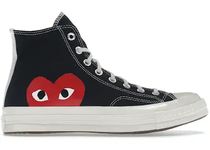 Screen CDG Play X Converse online at acbuySheets with global shipping