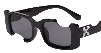 Screen  Off-White Rectangular Frame Sunglasses online at acbuySheets with global shipping