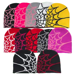 Screen Spider-Web Beanies online at CNFansSheets with global shipping