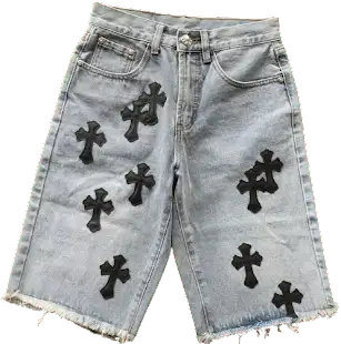 Screen  Chrome Hearts Jean Shorts (7 Variants) online at CNFansSheets with global shipping
