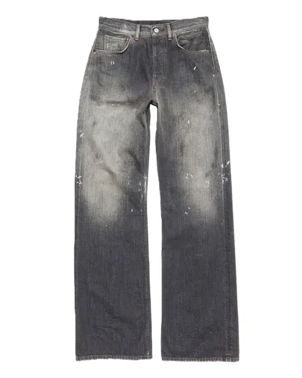 Screen  Acne Studios 2021M Black Paint Splatter Jeans online at CNFansSheets with global shipping