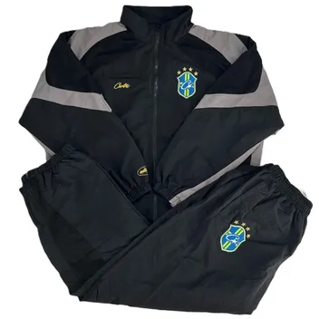 Screen Corteiz Shuku Brazil Track Jacket + Pants Black online at acbuySheets with global shipping