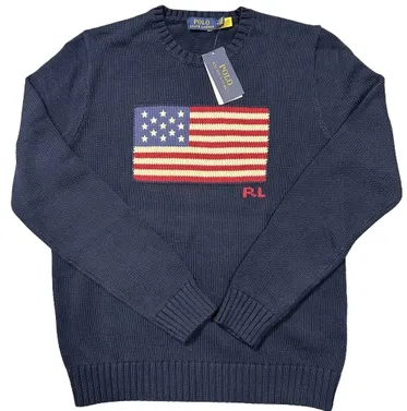 Screen  Polo Ralph Lauren USA Flag Sweater online at acbuySheets with global shipping