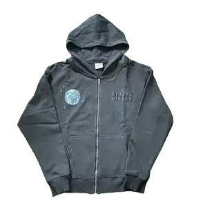 Screen  Broken Planet Spider Zip Up Hoodie online at acbuySheets with global shipping