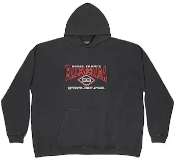 Screen  Balenciaga Authentic Jersey Apparel Hoodie online at acbuySheets with global shipping