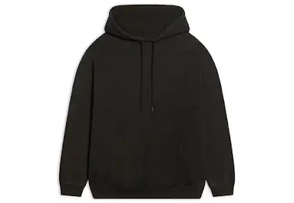 Screen  Balenciaga Embroidered Hoodie Black online at acbuySheets with global shipping