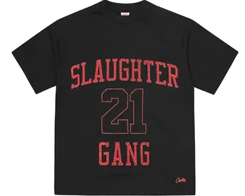 Screen Corteiz x Slaughter Gang 21 Savage Mesh Jersey online at CNFansSheets with global shipping