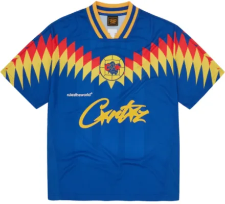 Screen  Corteiz Club RTW Football Jersey Blue online at CNFansSheets with global shipping