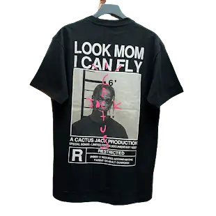 Screen  Travis Scott Look Mom I Can Fly Tee #2 online at CNFansSheets with global shipping